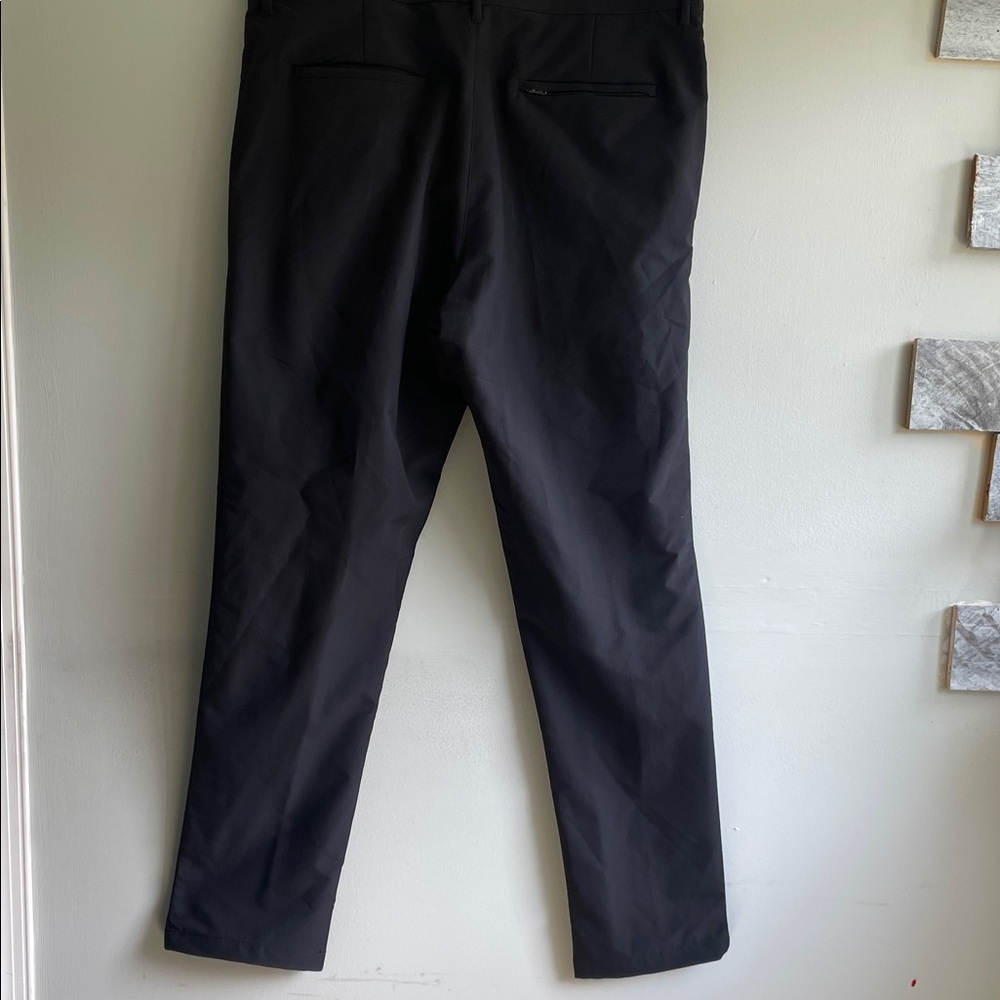 Banana Republic Timber Wolf Black Pants Men’s 36X32 Straight Leg Chino Mid Rise - Picture 6 of 9